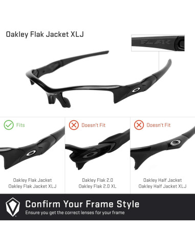 Lentes de Reemplazo Revant para Oakley Flak Jacket XLJ - Gris Fotoquímico
