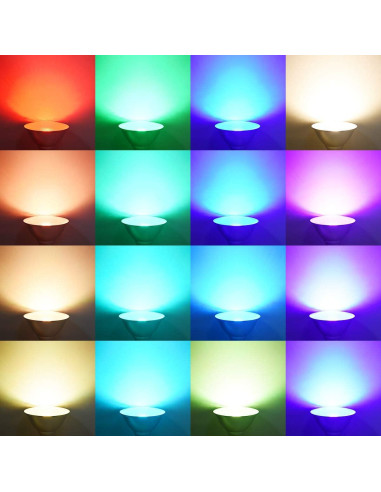 Paquete de 2 luces LED RGB PAR38 Kuniwa 30W a prueba de agua