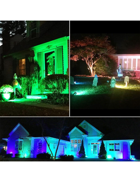 Paquete de 2 luces LED RGB PAR38 Kuniwa 30W a prueba de agua Paquete de 2 luces LED RGB PAR38 Kuniwa 30W a prueba de agua