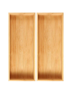 Organizador de Cajones Fabsome de Bambú Natural - Juego de 2