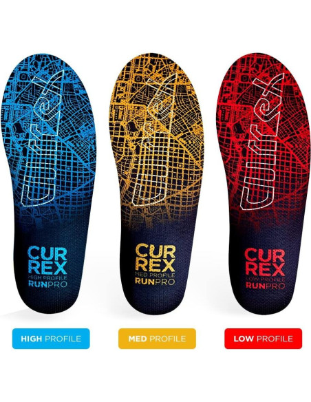 CURREX Plantillas RunPro Arco Alto 2X para Correr CURREX Plantillas RunPro Arco Alto 2X para Correr