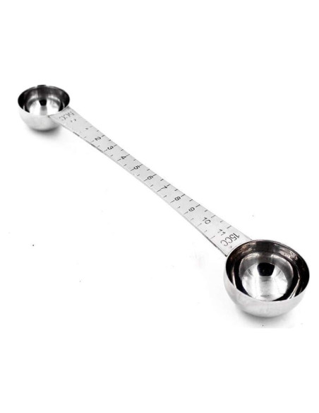 Cucharas Medidoras Doble CoaGu Acero Inoxidable 5ml y 15ml Cucharas Medidoras Doble CoaGu Acero Inoxidable 5ml y 15ml