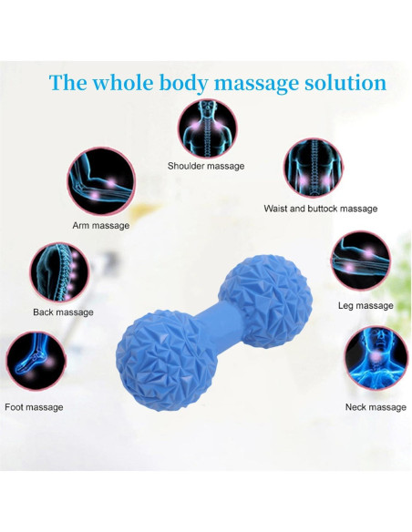 Bola de Masaje Cacahuate LUKYPORT 12cm Alivio Muscular Bola de Masaje Cacahuate LUKYPORT 12cm Alivio Muscular