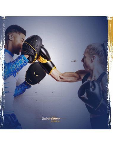 Almohadillas de Boxeo Mytra Fusion Poder Tribal - Negro