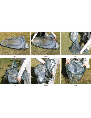 Invernadero Pop-up Gardzen 68.5x68.5x78.7 cm para Plantas