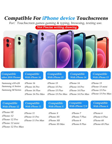 Bolígrafo Estilizador Táctil Aimery Rosa para iPhone y Android