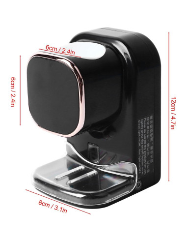 Dispensador Automático de Pasta de Dientes GOWENIC Negro