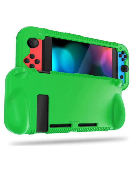 Funda de Silicona FINTIE para Nintendo Switch - Verde Ergonómica Funda de Silicona FINTIE para Nintendo Switch - Verde Ergonómica