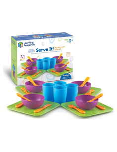 Juego de Platos Learning Resources 24 Piezas 2+ Interacción Social