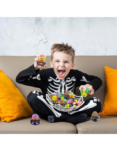 Patito de Goma Zombie Halloween The Dreidel 6-Pack 5.08 cm Patito de Goma Zombie Halloween The Dreidel 6-Pack 5.08 cm