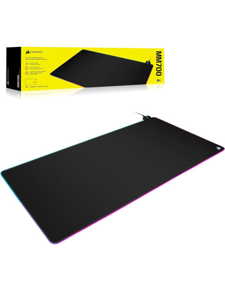 Alfombrilla de Ratón Corsair MM700 RGB 3XL 122x61cm Tela Alfombrilla de Ratón Corsair MM700 RGB 3XL 122x61cm Tela