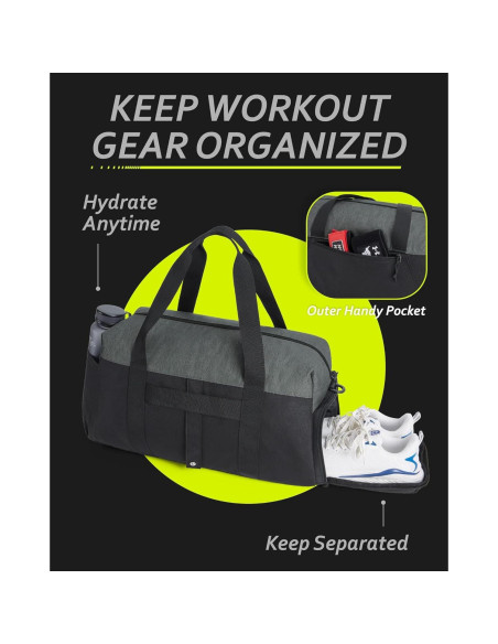 Bolsa de Gimnasio BAGSMART 40L Plegable Resistente al Agua Bolsa de Gimnasio BAGSMART 40L Plegable Resistente al Agua