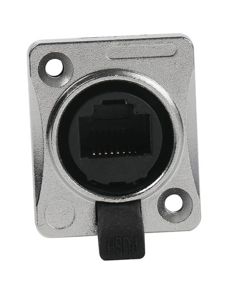 5 Conectores RJ45 IP65 Montaje en Panel ANMBEST Cat6 Hembra 5 Conectores RJ45 IP65 Montaje en Panel ANMBEST Cat6 Hembra
