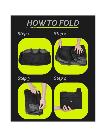 Bolsa de Gimnasio BAGSMART 40L Plegable Resistente al Agua Bolsa de Gimnasio BAGSMART 40L Plegable Resistente al Agua