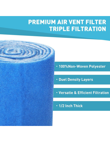 Filtro de Ventilación de Aire MODIGT 12" x 90" MERV 8 (30 Filtros) Filtro de Ventilación de Aire MODIGT 12" x 90" MERV 8 (30 Filtros)