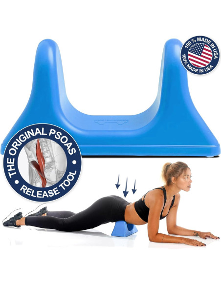 PSO-RITE Herramienta de Masaje Psoas y Tejido Profundo - Azul PSO-RITE Herramienta de Masaje Psoas y Tejido Profundo - Azul