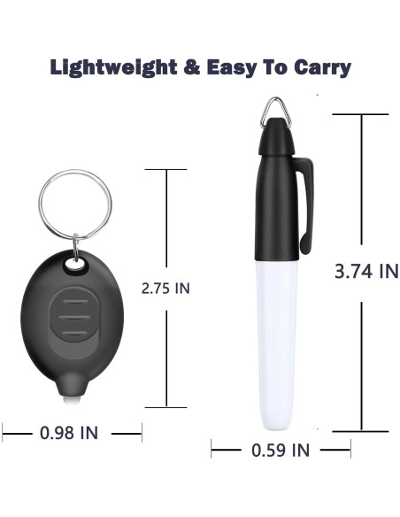 Mini Linternas LED de Llavero y Bolígrafos Daemson 12 Piezas Mini Linternas LED de Llavero y Bolígrafos Daemson 12 Piezas