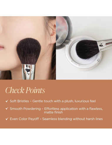 Brocha de Polvo Piccasso 103A - Maquillaje Profesional Suave