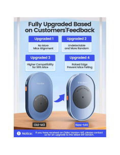 Mover de Ratón Indetectable Vaydeer FM2081 Azul Marino 2