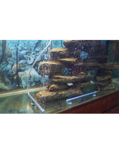 Piedra de Aire para Acuario WishLotus 2 Piezas Azul