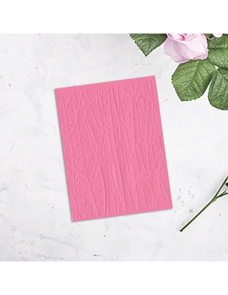 Carpeta de Embossing 3D Hying Flores y Ramas 14.5x10.5 cm Carpeta de Embossing 3D Hying Flores y Ramas 14.5x10.5 cm