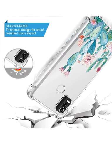 Funda protectora TPU para Nokia C21 Plus Cactus 6.52"