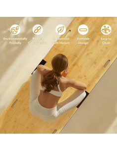 Tablero de Yoga Portátil Montex de Madera 190.5x61cm 2