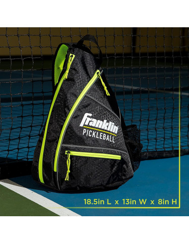 Mochila Sling Pickleball Franklin Sports - Capacidad 6 Palas
