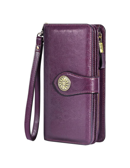 Billetera de Mujer Travelambo con Bloqueo RFID y Gran Capacidad Billetera de Mujer Travelambo con Bloqueo RFID y Gran Capacidad