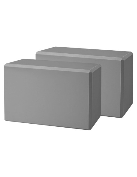 Bloque de Yoga Biguphate EVA Antideslizante Gris 23x17x7.7cm Bloque de Yoga Biguphate EVA Antideslizante Gris 23x17x7.7cm