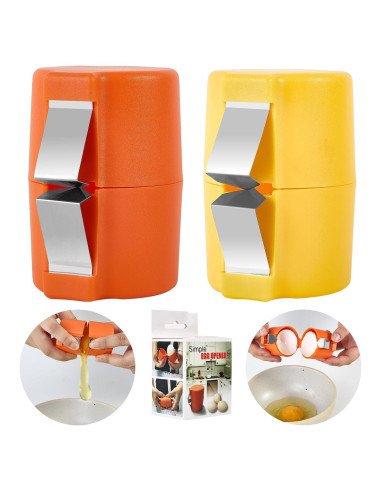 Abre Huevos Manual MBWJWTXQ Acero Inoxidable Naranja 40.8g