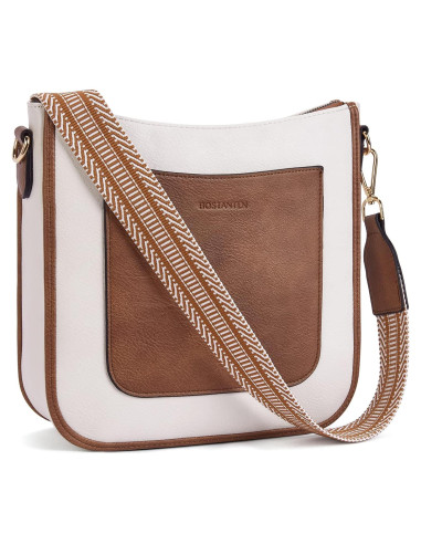 Bolsos Cruzados BOSTANTEN de Cuero Vegano con Correa Ajustable