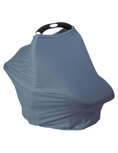 Funda de Asiento de Coche Meetjoy para Bebés - Rayón Suave Azul
