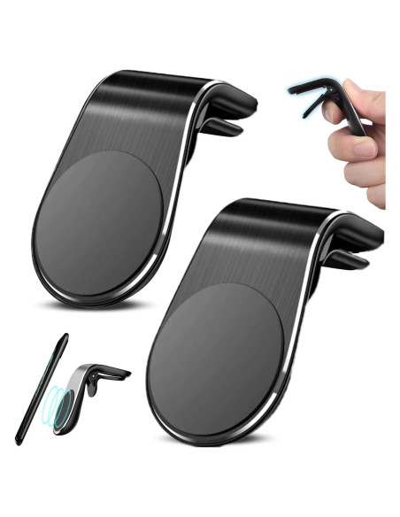 Soporte Magnético para Teléfono Móvil Marveher 360 Negro Soporte Magnético para Teléfono Móvil Marveher 360 Negro