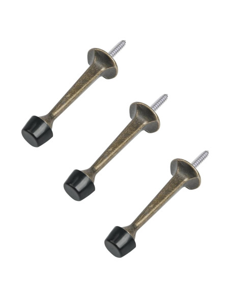 HOMOTEK Tope de Puerta 3 Paquete Bronce Antiguo Alta Resistencia HOMOTEK Tope de Puerta 3 Paquete Bronce Antiguo Alta Resistencia