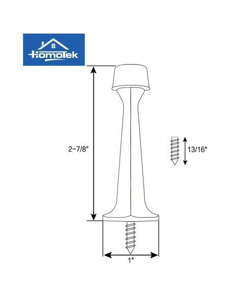 HOMOTEK Tope de Puerta 3 Paquete Bronce Antiguo Alta Resistencia HOMOTEK Tope de Puerta 3 Paquete Bronce Antiguo Alta Resistencia
