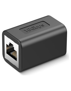 Extensor Ethernet 10Gbps LEKVKM RJ45 Cat8/7/6/5e/5 Negro
