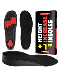 Plantillas Elevadoras de Altura Benoo para Hombres 2.54 cm