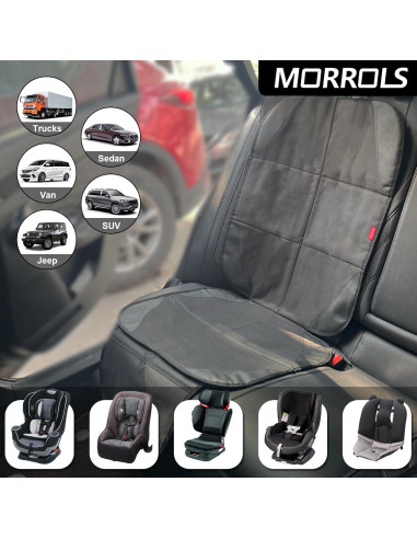 Protector de Asiento de Coche MORROLS Negro Antideslizante