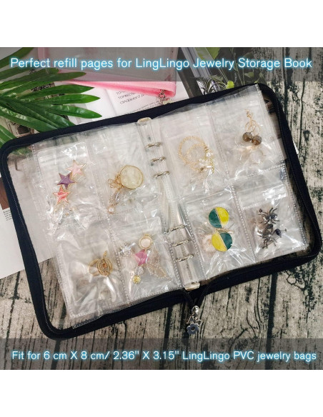 Páginas Internas Refill Transparentes LingLingo 20 Hojas 160 Bolsillos Páginas Internas Refill Transparentes LingLingo 20 Hojas 160 Bolsillos