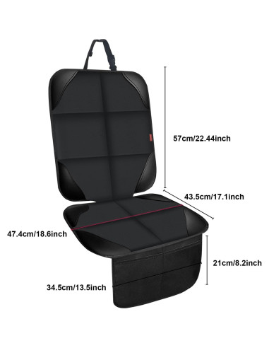 Protector de Asiento de Coche MORROLS Negro Antideslizante