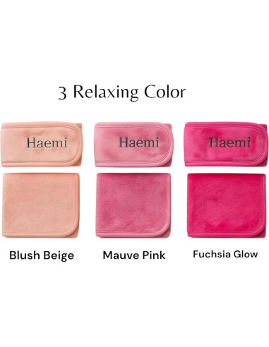 Conjunto Diadema y Toalla Removedora de Maquillaje Haemi Beauty