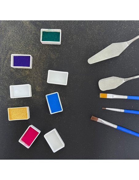 Bandejas de Acuarela Vacías FCLUB - 40 Piezas (3ml y 2ml)