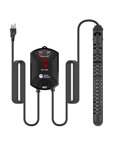 Calentador de Acuario AquaMiracle 200W con Termostato Digital