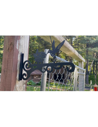 Soporte de Planta Estético RANRTI 2-Pack 25.5cm Hierro Colibrí