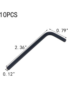 Llave Hexagonal Métrica MY MIRONEY 3mm Paquete de 10 Unidades 2