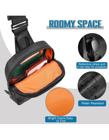 Bolsa Cruzada Pequeña MOZETO Mini Impermeable Unisex