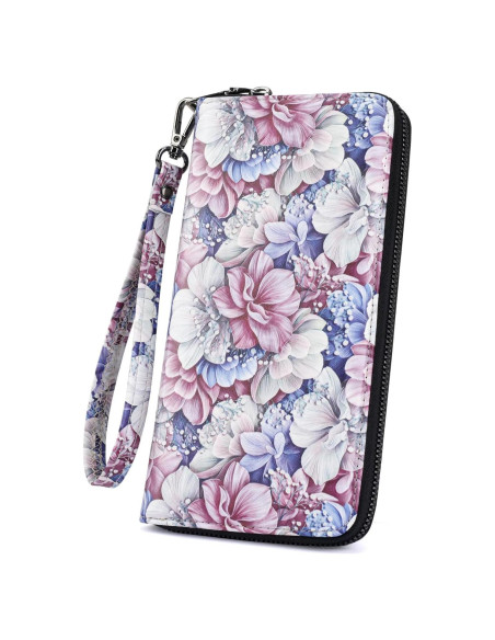Billetera APHISON Mujer Clutch Gran Capacidad RFID Cuero Billetera APHISON Mujer Clutch Gran Capacidad RFID Cuero