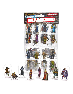 Miniaturas Planas de Plástico Arcknight - 62 Figuras para DND