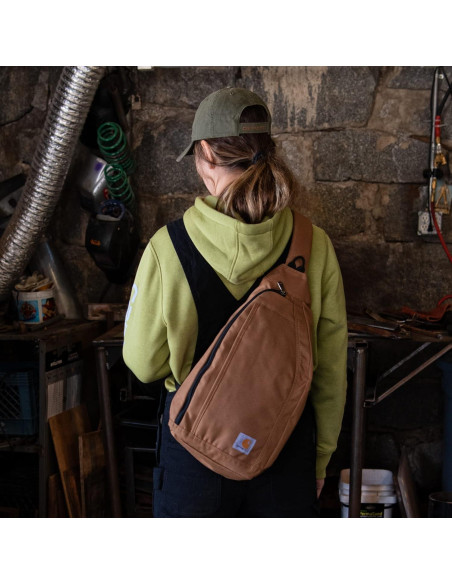 Mochila Cruzada Carhartt Sling Negra con Funda para Tableta Mochila Cruzada Carhartt Sling Negra con Funda para Tableta